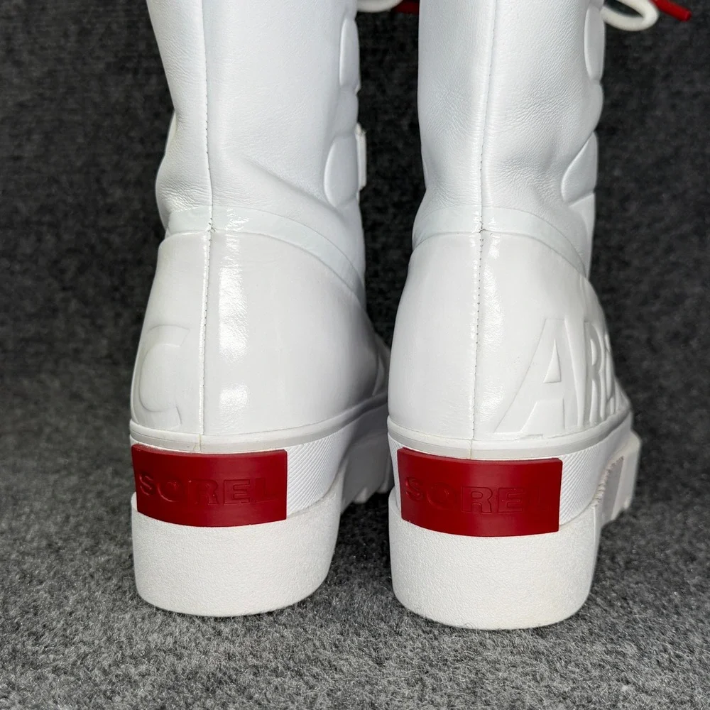 Sorel Joan of Arctic NEXT Winter Boots Women's 9‎ White Waterproof Snow Faux Fur